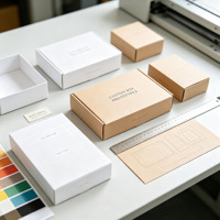 Boîte d'emballage de détail personnalisée pour cadeaux haut de gamme, diverses structures pliables avec finitions décoratives, approvisionnement en gros
