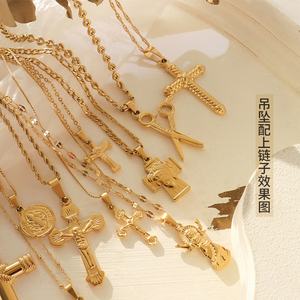 Accesorios de Joyería de Acero Inoxidable de Alta Calidad, Resistentes al Agua y al Deslustre, Dijes de Oro de 18K para la Fabricación de Joyería - Product Image 3