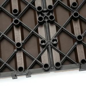 Hiện Đại <span class=keywords><strong>WPC</strong></span> Nổi Sàn Không Thấm Nước Uv-Kháng Gỗ Nhựa Sàn Gạch Cho Ngoài Trời Lồng Vào Nhau Sân Vườn Patio Chống-Trượt - Product Image 6