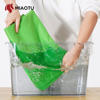 MIAOTU 3.2M X 2M 3.8M X 2M Penutup Layar Hijau Kustom Tebal Berwarna-warni untuk Foto Booth, Latar Belakang Foto dari Kain Muslin Katun 100%