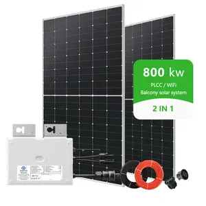 800W 미니 태양 광 발전소 가정용 에너지 시스템 친환경 태양 에너지 미국