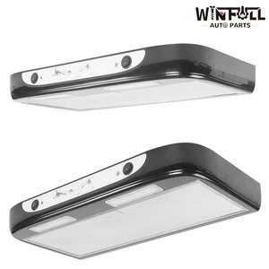 Hotte de cuisine 12V en acier inoxydable avec filtre à mailles pour camping-car et caravane, avec éclairage et interrupteur à bouton - Product Image 3