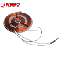 Bobine de cuisinière à Induction personnalisée professionnelle bonne qualité disque de bobine à Induction rond plat pièces de rechange électriques en cuivre de chauffage