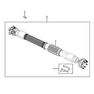 Arbre de transmission arrière pour Jeep Wrangler 52853319AE 52123551AC 52853325AE Pièce de rechange OE - Product Image 4