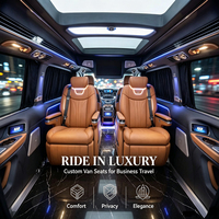Siège de van Sprinter en cuir PU électrique à écran tactile, siège de capitaine réglable de qualité supérieure pour bureau mobile VIP