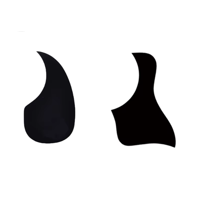 Plain Black Pickguard for Acoustic Guitar, Guitar Pickguard Factory,pearl Pickguard