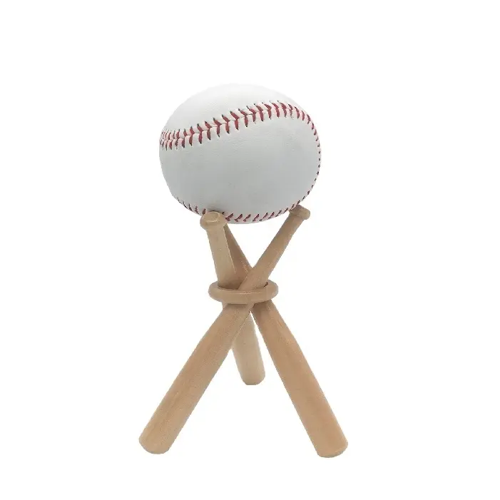 ラウンドアイテムのすべてのタイプとサイズのための木製ベースボールスタンドディスプレイホルダー