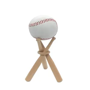 Wooden Base Ball Stand Display Holder For All Types And Sizes Of Round Items