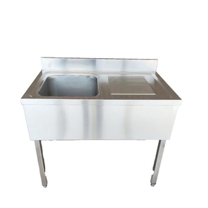อ่างล้างจานคู่ VICTORY KITCHEN รุ่น 201 ทำจากสแตนเลสหนา 1.0 มม. ความจุ 10 ลิตร พร้อมขาเหลี่ยมสีเงิน ขนาด 120*70*90 ซม. สำหรับล้างจานในครัว - Product Image 4