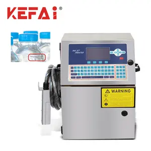 KEFAI PET Botella de plástico Fecha de caducidad Impresora de inyección de tinta Máquina de impresión de código de número de caracteres pequeños