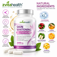 Capsules de beauté antioxydantes blanchissantes pour la peau au collagène et au glutathion, marque privée, pour adultes