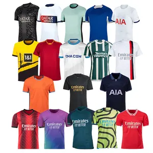 23/24 camisetas de fútbol al por mayor Color blanco para hombre nueva temporada ropa deportiva Club árbitro uniformes de fútbol