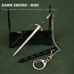 Mini porte-clés en métal Game of Thrones, <span class=keywords><strong>saison</strong></span> 1 <span class=keywords><strong>2</strong></span> 3, Jon Snow, charles, Dayne, jaie, Lannister, épée, jouet, porte-clés en métal - Product Image 3