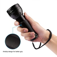 Linterna UV de Alta Potencia de 5W, Luz Negra de Aluminio de 395nm, 51 LED, Potente Linterna UV para Detector de Escorpiones