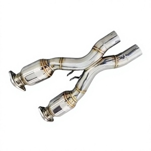 Tuyau d'échappement en X de haute qualité avec catalyseur, en acier inoxydable, adapté aux Ferrari 599 GTB/GTO 2006-2016 - Product Image 3
