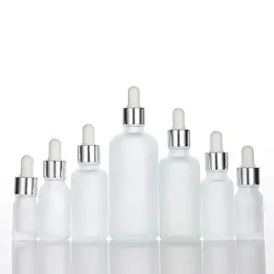 5ml 10ml 15ml 20ml 30ml 50ml 100ml mini flacone antigoccia in vetro ambrato, flacone antigoccia per essenza di olio essenziale per capelli e viso