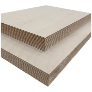 factory full birch core baltic birch wood plywood e0 birch wood veneer furniture plywood 6mm 18mm 25mm for indoors work