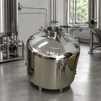 Réservoir de stockage en acier inoxydable Teve 30L 50L 100L 200L, service OEM/ODM accepté, chaudière