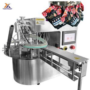 Premade Filling and Sealing Machine Rotary Spout Fill Capping for Soap Bag Suction Nozzle Bag Filling Machine - Product Image 1