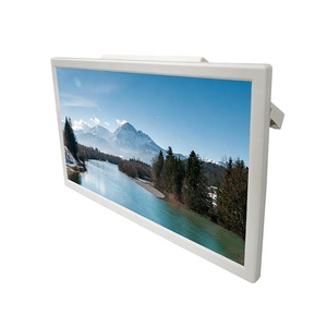 Écran LCD 18,5 <span class=keywords><strong>pouces</strong></span> pliable avec ressort à gaz pour bus, lecteur 24V, écran publicitaire mural ou de plafond pour bus longue distance - Product Image 1