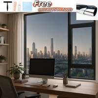 Film teinté pour fenêtres en céramique nano à 99 % de blocage des UV, isolation thermique, protection solaire, miroir unidirectionnel, protection de la vie privée pour les bâtiments, les bureaux et les maisons