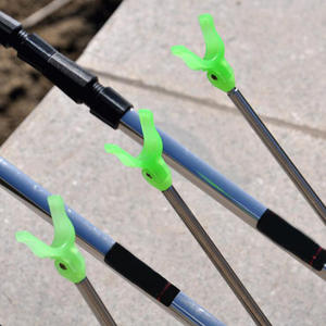 Support de canne à pêche en acier inoxydable de haute qualité, 2,1 m, réglable, à poser au sol, pour le rangement de matériel de pêche en extérieur - Product Image 3