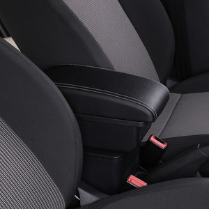 Vtear Bracciolo in ABS con porta USB e portabicchieri per <span class=keywords><strong>Skoda</strong></span> <span class=keywords><strong>Rapid</strong></span> 2013-2018, accessorio portaoggetti anteriore per interni auto - Product Image 6