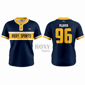 <span class=keywords><strong>Maillot</strong></span> de baseball OEM en promotion, nouveau design, sur mesure, haute qualité, sublimation, pour homme et femme - Product Image 5