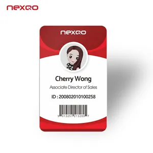 Loco magnetic system pvc student employee models making ID card