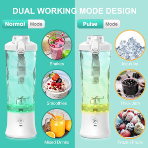 Tươi nước trái cây trộn điện không dây mini xách tay Shaker Máy ép trái cây máy xay sinh tố máy - Product Image 6