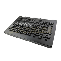 Console MIDI F13 OSC, 144 boutons, 5 encodeurs, 13 faders manuels, contrôleur d'éclairage de scène, console d'éclairage DJ DMX512 avec LED RVB