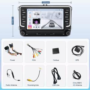 Lecteur multimédia de voiture 7 pouces en gros pour <span class=keywords><strong>VW</strong></span> Volkswagen Golf 5 6 GTI GTR Touran EOS Sharan Jetta, système de divertissement multimédia Navi - Product Image 5