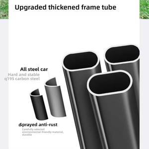 Nuovi Prodotti Ruvell Vendita Diretta Fabbrica Carrello da Campeggio Pieghevole da Esterno Carrello da Pesca Portatile Rimorchio da Picnic - Product Image 2