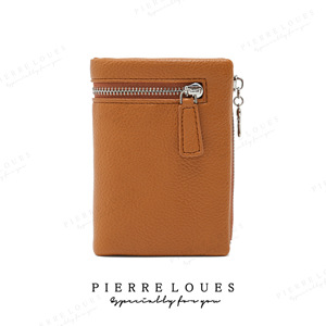 Women's <b>Wallet</b> Card <b>Holder</b> Solid Color Compact Portable Everyday Use Brown - Product Image 4