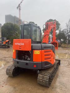 Excavatrice Hitachi ZX50U 2023, faible nombre d'heures de travail, d'occasion, 5 tonnes, capacité de godet de 0,25 m³, composants Kawasaki, pour travaux de construction - Product Image 2