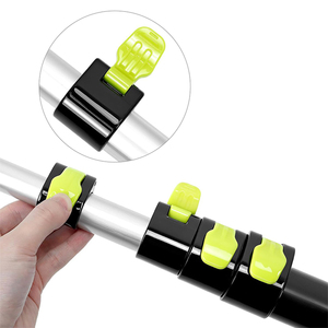 Perche télescopique légère et robuste <span class=keywords><strong>en</strong></span> aluminium avec système de verrouillage facile <span class=keywords><strong>pour</strong></span> rouleau à peinture, outils de nettoyage de fenêtres, utilisation polyvalente - Product Image 5
