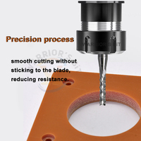 Warrior's Fraise en bout en carbure monobloc de haute qualité Dents de maïs PCB Gravure Fraise Support OEM personnalisé