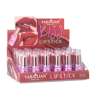 กลิตเตอร์ลิปกลอสแวววาวประกายเพชร6สีเมทัลลิกลิปสติกติดทนนานแต่งหน้าใบหน้าเปล่งประกายแวววาวแวววาว