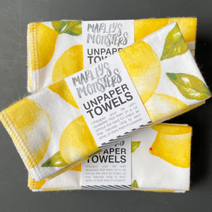 Rouleau de serviettes en papier organique, flanelle, 5 pièces, réutilisables, non papier, serviettes de cuisine en bambou sans papier - Product Image 6