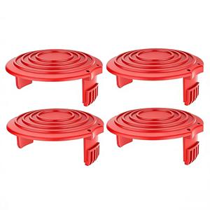 4 capuchons de bobine de coupe-herbe RS0011, couvercles de remplacement pour BLACK and DECKER US GH1000 GH1100 GH2000 EU GL700 GL701 GL716 GL720 GL741 - Product Image 1