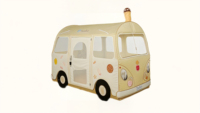 Pliable Snack Parade Bus Jouer Tente pour Enfants Maison En Plein Air Snack Boisson Vending Carnaval Gonflable Camion Nourriture Bus Tente