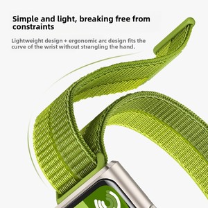 Sangle en velcro en nylon pour <span class=keywords><strong>Huawei</strong></span> <span class=keywords><strong>Band</strong></span> 11/11 Pro, bracelet de remplacement doux et respirant - Product Image 2