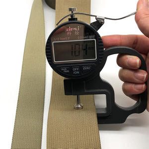 पर्यावरण के अनुकूल <span class=keywords><strong>5</strong></span>/8 <span class=keywords><strong>1</strong></span> इंच <span class=keywords><strong>1</strong></span>.25 इंच <span class=keywords><strong>1</strong></span>.<span class=keywords><strong>5</strong></span> इंच 3/4 काले रंग की उच्च गुणवत्ता वाली कार सीट सटी नायलॉन वेबबिंग - Product Image 6