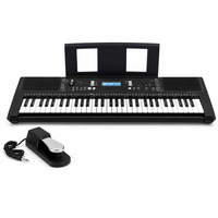 Orgue électronique numérique portable Yamaha PSR E-383 de haute qualité, 61 touches, instrument de musique pour adultes, enfants