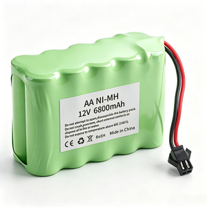 แบตเตอรี่ AA Ni-Mh 12V 6800mAh แบบชาร์จได้ พร้อมปลั๊ก JST สำหรับของเล่น - Product Image 1