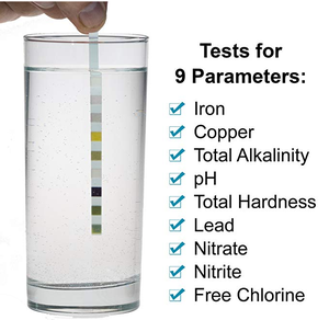 9 Cách tùy chỉnh thử nghiệm nước <span class=keywords><strong>Kit</strong></span> kiểm tra tổng độ Kiềm độ cứng PH sắt Đồng chì Nitrate Nitrite & Fluoride OEM hỗ trợ - Product Image 3
