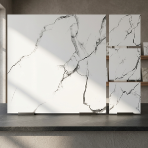 Azulejos de Porcelana Mate Gris Rústico de 600x600 mm con Efecto Piedra para Diseño de Suelos de Exteriores, Patios y Balcones - Product Image 1