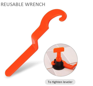 Kits de système de nivellement de carreaux réutilisables, 50 pièces, outil en plastique pour panneaux de sol et de murs, en céramique - Product Image 5