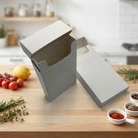 Scatole all'ingrosso in cartone bianco con laminazione opaca per caramelle lunghe e confezioni di caffè liquido soft-pack