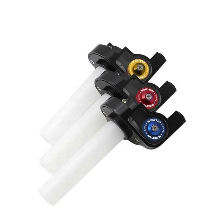 Universal Quick Action Throttle Grip With Cable For Dirt Bike & Motorcycle (Yamaha, Honda, Kawasaki)